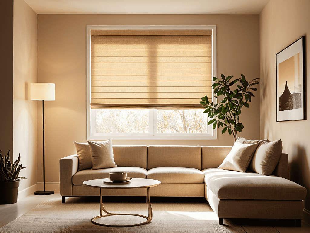 Shades of Elegance Roman Window