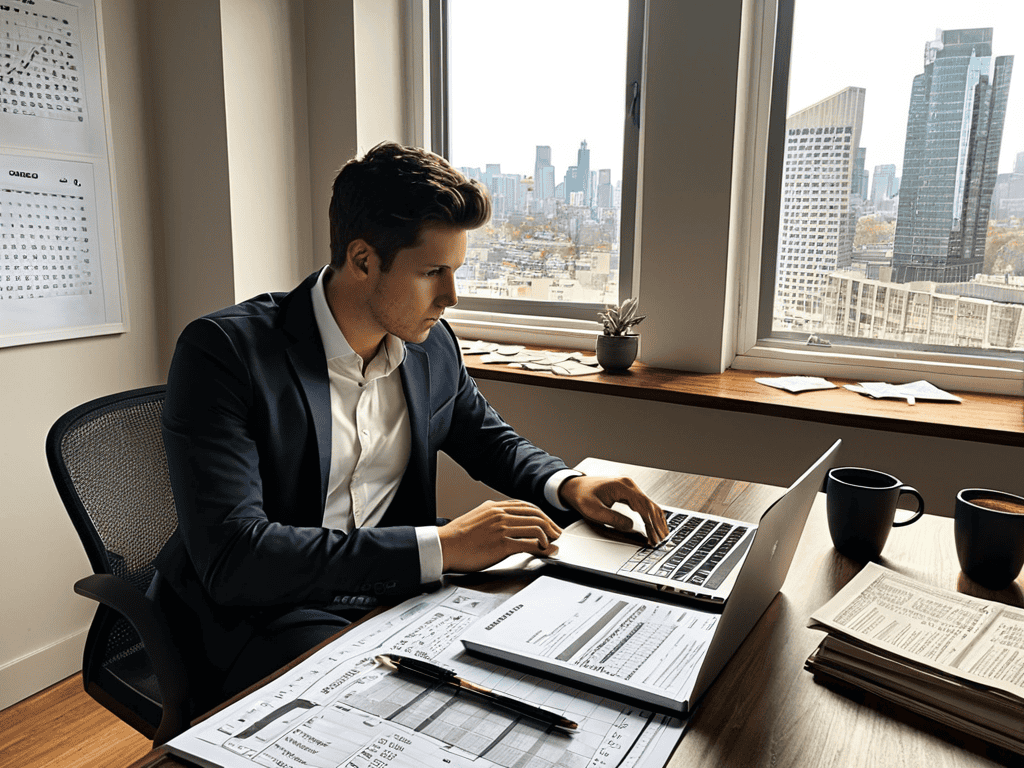 Career planning and development concept