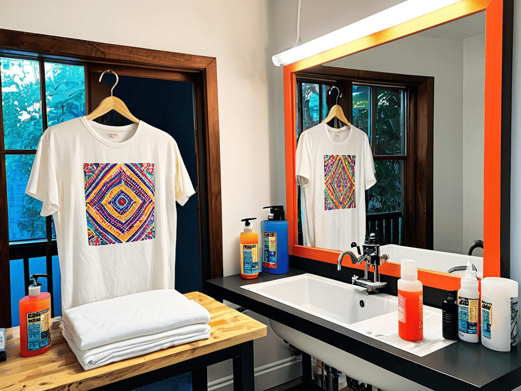 Screen Printing at Home setup