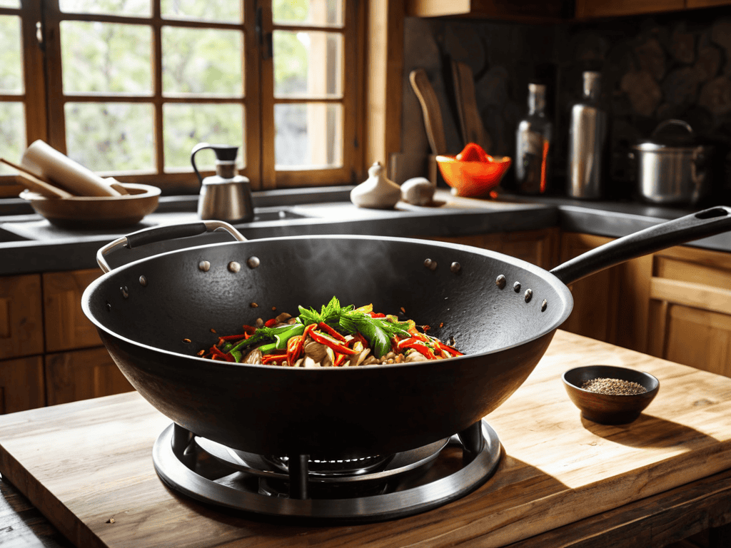 Seasoning a Wok naturally