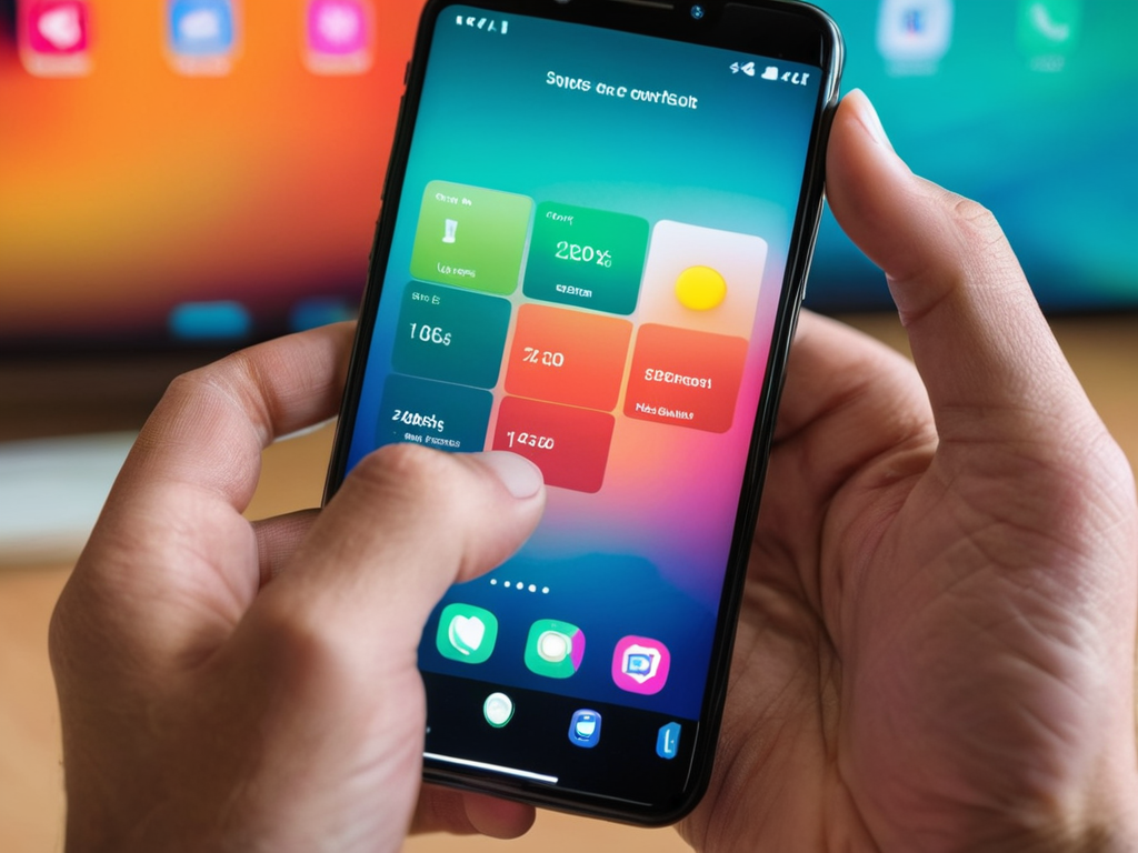 Adaptive UI on mobile device screen