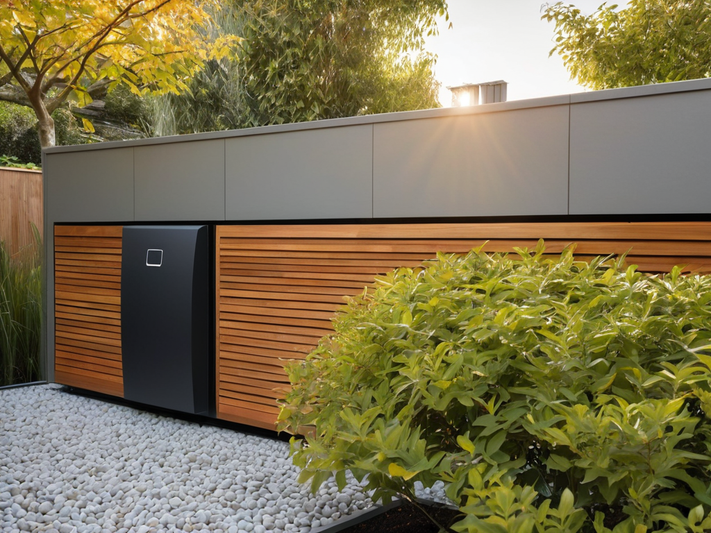 Air Source Heat Pump Shrouds installed