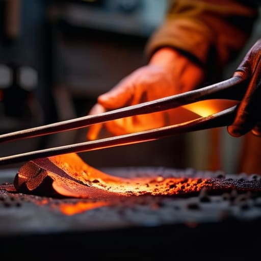 The Rhythmic Dance of Annealing Metal for Repousse.