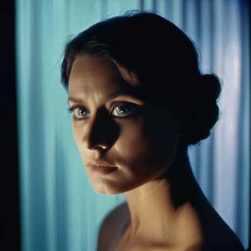 Blue and bold orthochromatic film aesthetics.