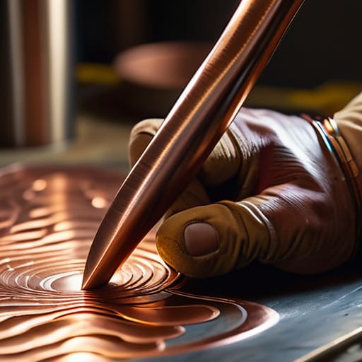 Mastering Repoussé and Chasing metal techniques.